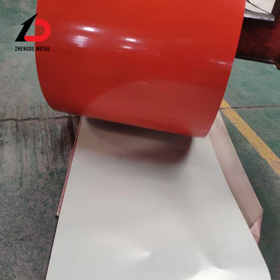 Preverniciato PPGI Steel Coil Decoiling 0,5 mm PVDF / HDP / SMP / PE / PU