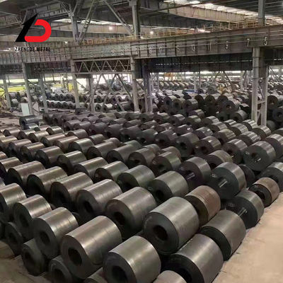 Cina bobina di acciaio al carbonio laminata a caldo ASTM A36 A53 Q235 Q345 bobine di acciaio spessore 5 mm 10 mm 15 mm bobina a strisce personalizzata per la produzione industriale