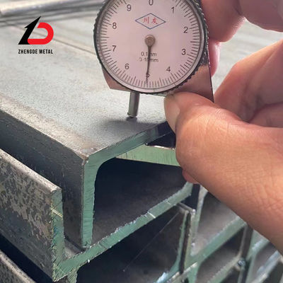 A36 Acciaio al carbonio C Canale con prezzo competitivo 41X41 41*21 Acciaio galvanizzato a caldo DIP