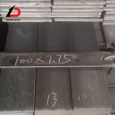 Barra piatta di acciaio al carbonio rettangolare 300 mm 1 4 pollici Barra piatta di acciaio Certificato ISO