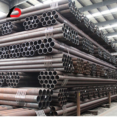 Fabbrica Diretta JIS Standard En 10219 S235jr S355gh Tubo di acciaio leggero senza cuciture Tubo di acciaio nero 6m 12m di acciaio al carbonio