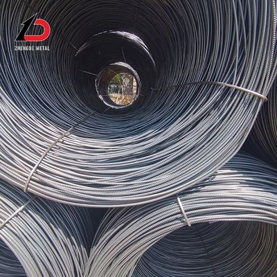 Rame di ferro laminato a caldo HRB400 HRB500 Barre di acciaio B500 B500b Barre deformate Diametro personalizzato 6mm-50mm A500 Barre di acciaio rinforzante