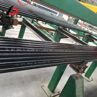 Tubo di acciaio allo carbonio A106 Grb A53 Grb API 5L X42/X52/X65/X70/X80 A333 Tubo senza saldatura di acciaio legato Sch40 Sch80 Tubo di gas fluido senza saldatura