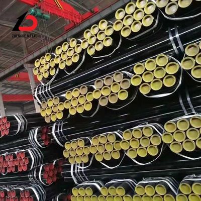 Tubo di acciaio allo carbonio A106 Grb A53 Grb API 5L X42/X52/X65/X70/X80 A333 Tubo senza saldatura di acciaio legato Sch40 Sch80 Tubo di gas fluido senza saldatura