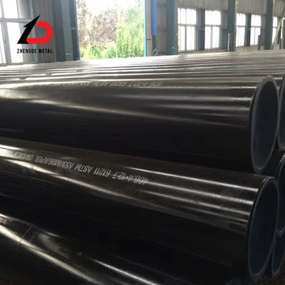 API 5L X42 X52 X56 X6 Sch ASTM A106 A36 A53 DN350 DN400 Spirale saldata tubo di acciaio al carbonio nero leggero rotondo CS ERW oleodotto