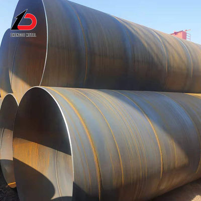 Pipeline di gas naturale e petrolio API 5L L245, L360, A53, J55, N80, X42, X46, X52 Tubo in acciaio al carbonio Tubo spiralmente saldato