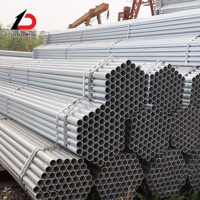 DIN saldata 3 pollici tubo galvanizzato 20 ft tubo di ferro rotondo di acciaio