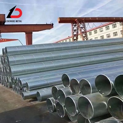 DIN saldata 3 pollici tubo galvanizzato 20 ft tubo di ferro rotondo di acciaio