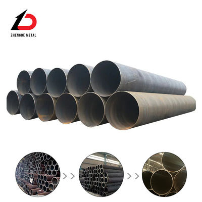 Q235 Q345 Q195 Ss400 A36 S235 tubo di acciaio al carbonio lunghezza standard tubo rotondo di acciaio al carbonio saldato