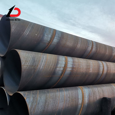 Q235 Q345 Q195 Ss400 A36 S235 tubo di acciaio al carbonio lunghezza standard tubo rotondo di acciaio al carbonio saldato