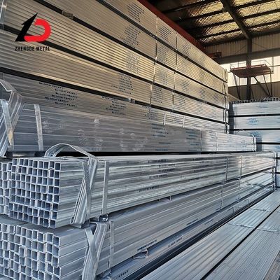 Dimensioni personalizzate in fabbrica 20*20 25*25 30*30 100*100 200*200 20*40 30*40 tubo galvanizzato a caldo tubo quadrato rettangolare