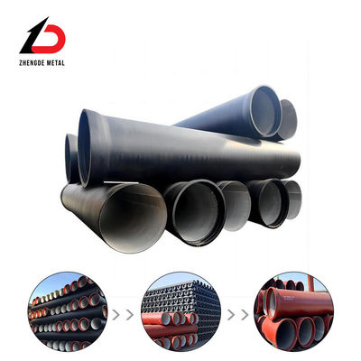 80mm 100mm Professionale ISO2531 En 545 En 598 Tyton K9 K8 K7 Push-in Joint Centrifugal Casting Ductile Iron Pipe