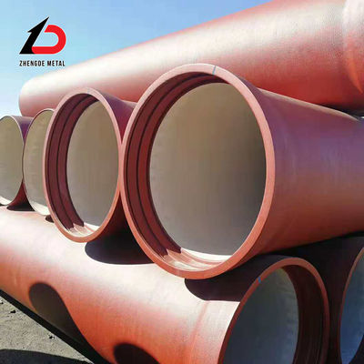 Prezzo di fabbrica Dimensioni personalizzate ISO9001 ISO2531 En545 K9 K7 DN80 DN100 DN800 Tubo di ferro fuso per sistema idrico