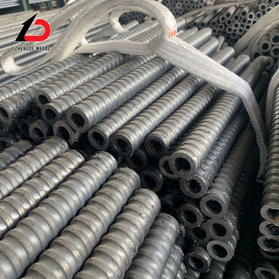 Dimensione personalizzata 3/8 & prime; & prime; Full Threaded Steel Self Drilling Rock Bolt / Hollow Anchor Bar / Anchor Rods