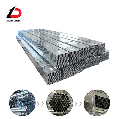 150*150*3mm 6m Lunghezza tubo quadrato in acciaio galvanizzato a caldo / tubo per materiale da costruzione