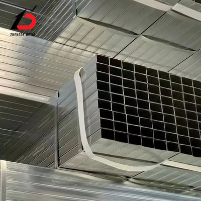 Fabbrica personalizzata 20*30 30*40 40*60 60*80*2/1,5 mm tubo/tubo rettangolare galvanizzato a caldo