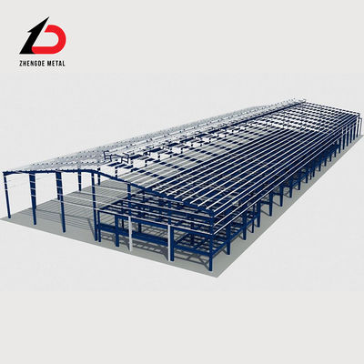 Immagazzinaggio commerciale di cornici metalliche Prefabbricato ODM standard DIN