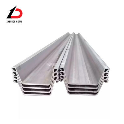 Piastra di acciaio Larssen di forma fredda Q235 S275 S355 Sy290 Sy295