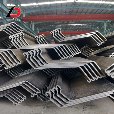 Tipo Z pilastri di lamiera laminati a caldo OEM per la costruzione di porti e fondazioni profonde