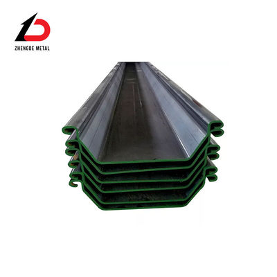 Grado Sy390 tipo U di lamiera di acciaio pila 8m 10m 12m lamiere di blocco