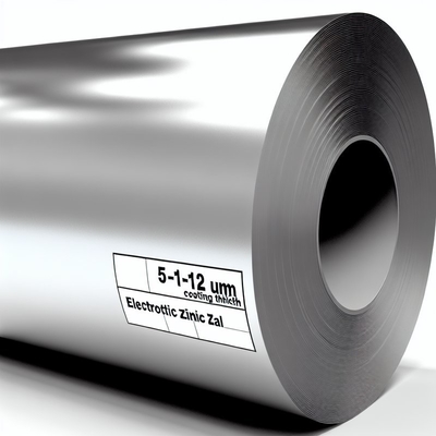 DX51D+AZ bobina galvanizzata 5-12μm rivestimento elettrolitico di zinco 1250mm larghezza