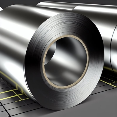DX51D+AZ bobina galvanizzata 5-12μm rivestimento elettrolitico di zinco 1250mm larghezza