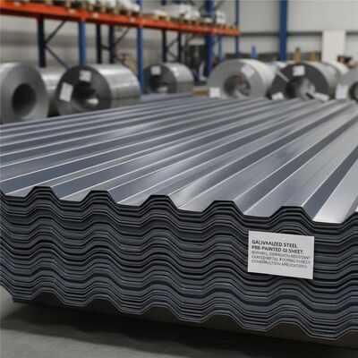 Lamiera in acciaio zincato preverniciato resistente alla corrosione pannelli di copertura in metallo verniciato per applicazioni edili