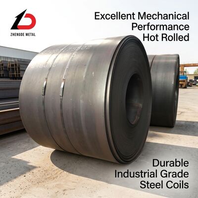 Hot Rolled Carbon Steel Coil 1.2-25mm Thickness 600-2000mm Width Q235 Q345 Grade for Construction