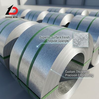 Superficie oliata cromata 600-1500mm della bobina d'acciaio galvanizzata della immersione a caldo 0.12-4.0mm per resistenza alla corrosione