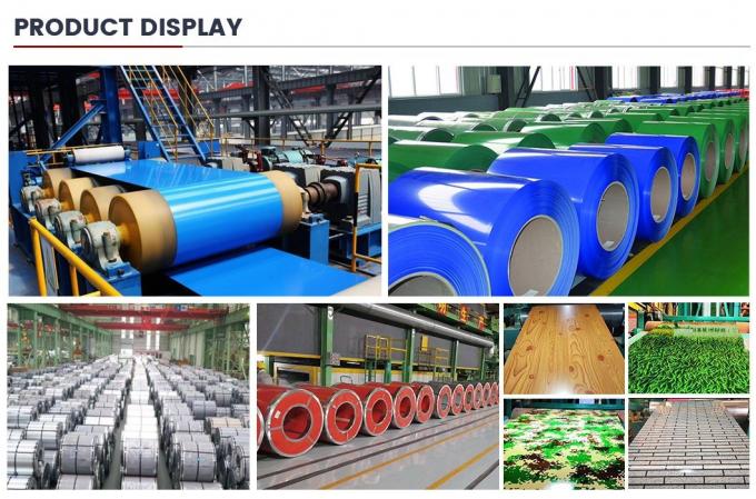 Ral Color PPGI Steel Coil PE SMP PVDF Metal Color Coated Coils 8