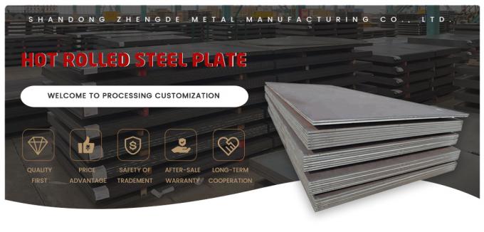 Q235B Ss400 S235jr ASTM A36 St37-2 Q345b S355jr Piastra di acciaio laminata a caldo Flat Iron Mesh Bending Formwork Sheet Metal per la costruzione del calcestruzzo 0