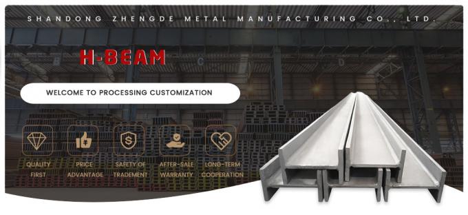 ASTM A36m Ferro H Beam Strutturale Alta resistenza Metal Structural OEM 0