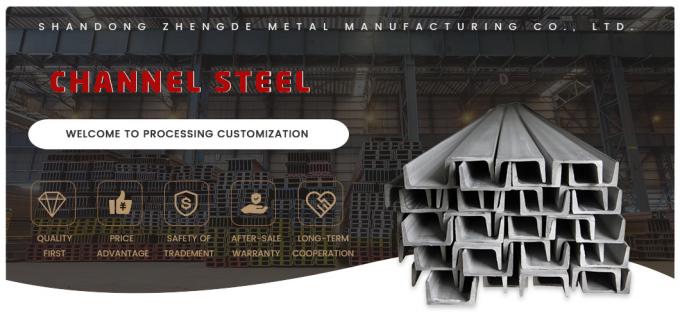 ASTM Acciaio al carbonio U Channel Purlin U Shaped Metal Channel 200X73X7mm 0