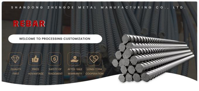 ASTM A615 barre di rinforzo deformate di grado 60 75 Hrb 400 600 16 mm 0