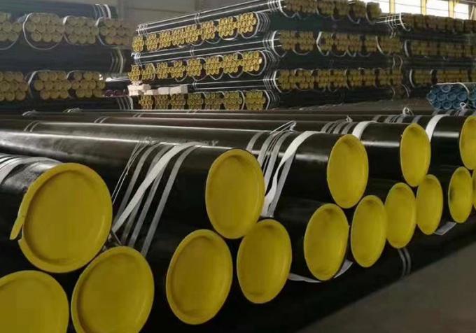 Buona qualità ASTM A106 / API 5L Sch 40 Sch 80 Sch120 tubi senza saldatura in acciaio verniciato in nero 5