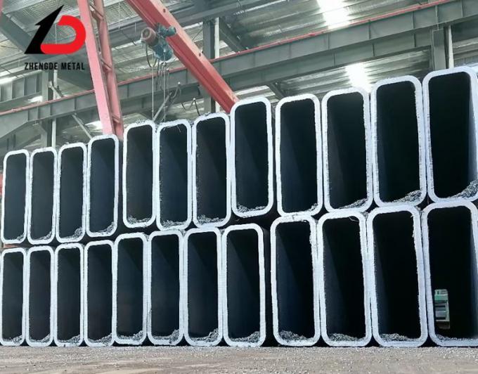 Tipo completo, finitura e dimensioni personalizzabili ASTM grado B, grado C, grado D, A36, grado 36, grado 40 tubo di acciaio senza cuciture rettangolare 2