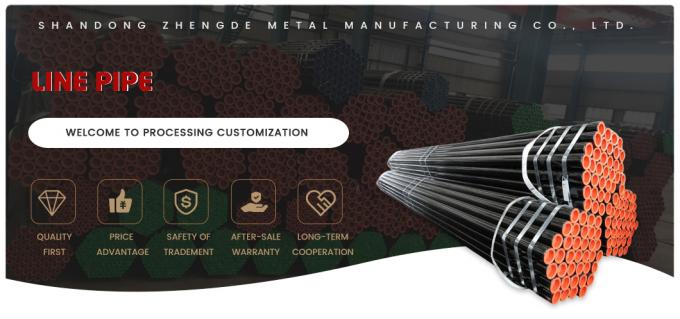 Eccellente qualità e prezzo competitivo Customized A333 X42/X52/X56/X60/65 X70 API tubo di acciaio per il trasporto a pipeline, tubo di caldaia 0