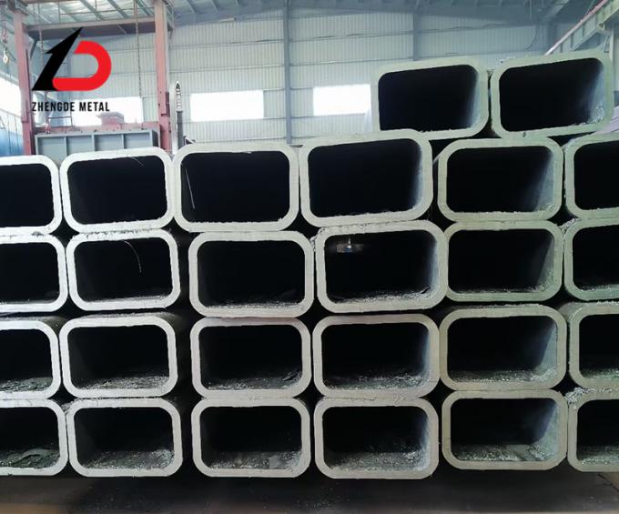 Cina Fabbrica S235jr Ss400 S235j0 A572 Acciaio al carbonio tubo rettangolare senza cuciture tubo in acciaio a basso carbonio tubo senza cuciture tubo rettangolare galvanizzato per materiale da costruzione 4