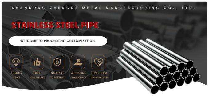 AISI 201 304 316 316L 430 Pickling Ba 2b Bright Polish Cold Hot Rolled Stainless Steel Seamless Pipe per materiali da costruzione 0