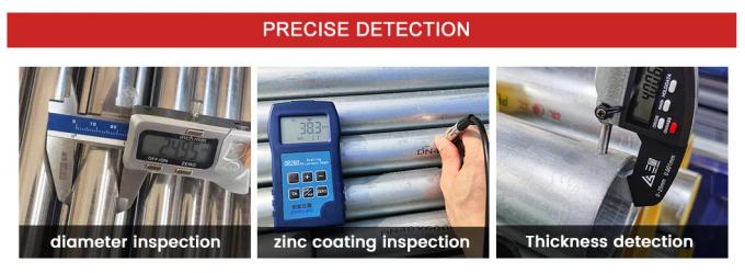 Prezzo di fabbrica Vende dimensioni personalizzate 6m 12m Dx51d tubi in acciaio galvanizzato 8