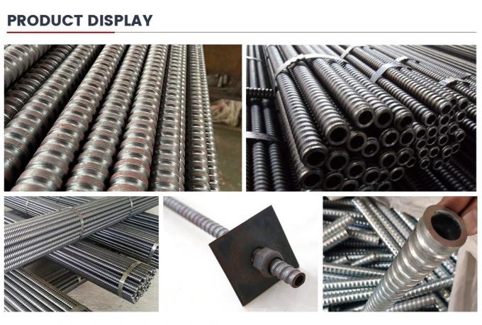 Alta resistenza alla trazione 20mnsi industria mineraria auto-perforazione roccia cavità di imbracatura bullone freddo/caldo laminato a freddo-tirato verga di ancoraggio per macchine industria chimica 11